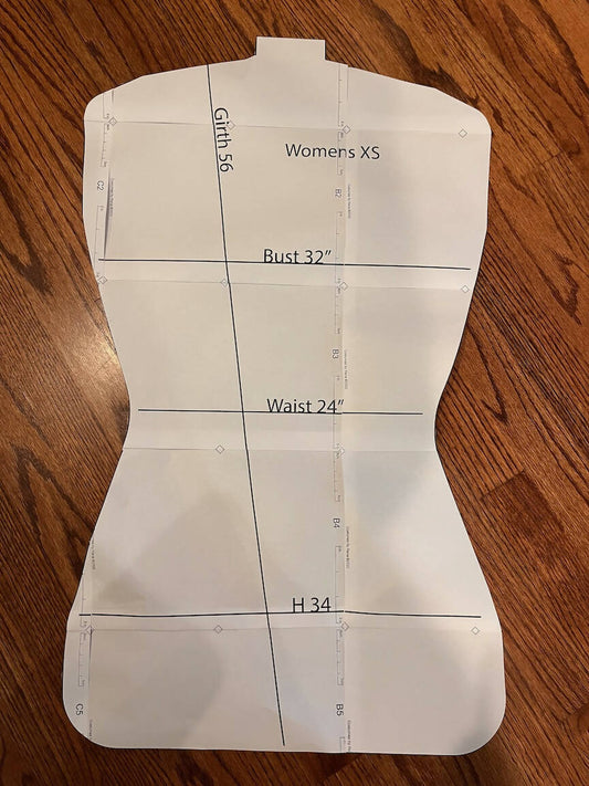 Female Form Outline for Embellishment